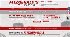 Desktop Screenshot of fitzgeraldstires.com